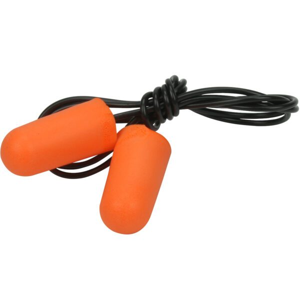 PIP 267-HPF210C Mega Bullet Disposable Soft Foam Corded Ear Plugs