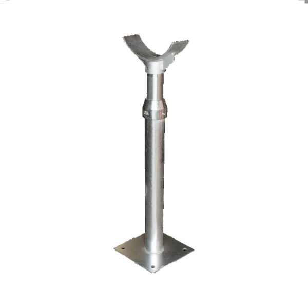 Photo of: Pipeline Products PS-250-03S-30-HDG Pipe Support 3" Saddle Top 2-1/2" Dia. x 30" H Base Hot-Dip Galvanized