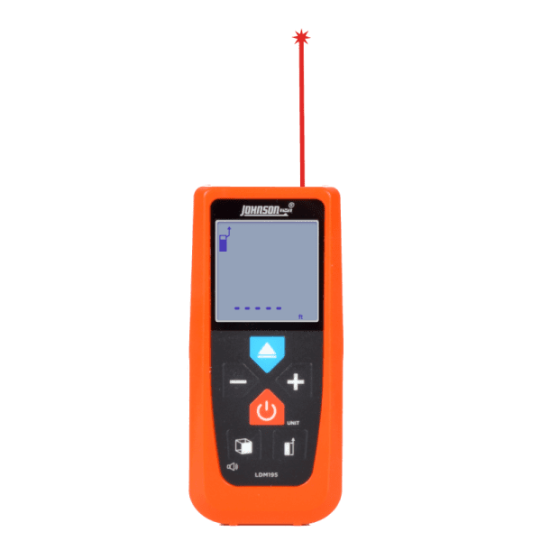 Photo Of: Johnson Level LDM195 195' Laser Distance Meter w/Angle Sensor