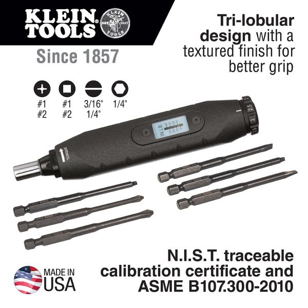 Photo of: Klein Tools 57032 Screwdriver Set, Torque, 6-Piece