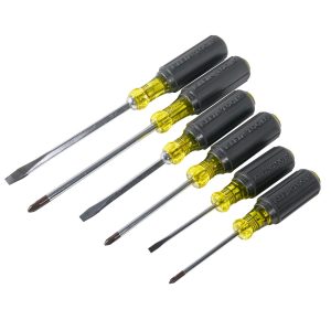 Photo of: Klein Tools 85074 Screwdriver Set, Slotted and Phillips, 6-Piece