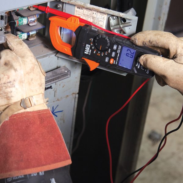 Photo of: Klein Tools CL800 Digital Clamp Meter, AC Auto-Range TRMS, Low Impedance (LoZ), Auto Off