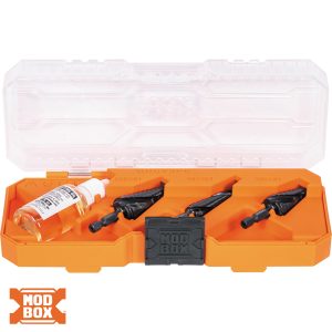 Photo of: Klein Tools QRST3PC Premium All Purpose Quick Release Step Bit Kit, 3 Piece