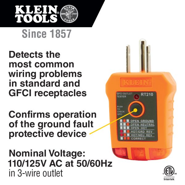 Photo of: Klein Products RT210 GFCI Outlet Tester