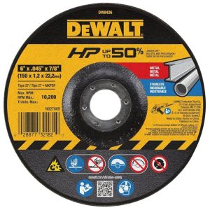 Photo of: DeWalt DW8426 6-Inch by 1/16-Inch by 7/8-Inch Metal/INOX Cutting Wheel