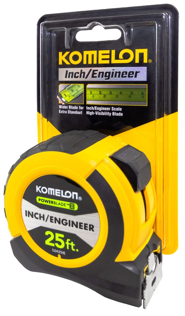 Komelon 52425IE 25' ABS POWERBLADE II INCH/ENGINEER