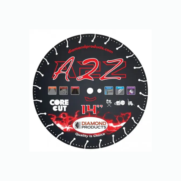 Diamond Products 21571 14" X 1.25" A2Z Specialty Metal Cutting Blade