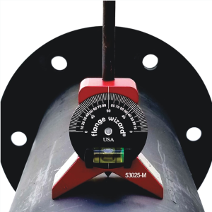 Flange Wizard 496-53025-M Magnetic Centering Head with Vial, 1 in and Larger Pipe Capacity, Small
