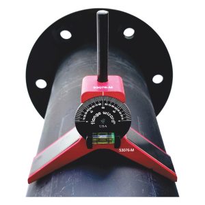 Flange Wizard 53076-M Magnetic Centering Head with Vial, 6 in and Larger Pipe Capacity, Medium