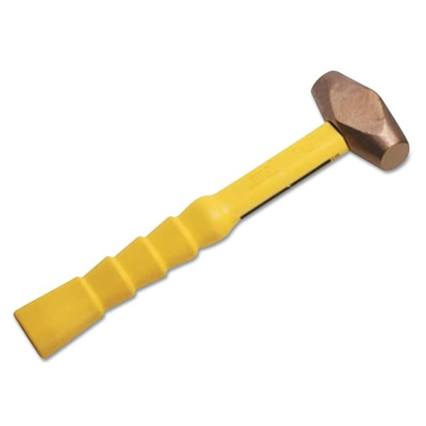Nupla 30-525 Ergo Power® Non-Sparking Brass Hammer, 2-1/2 lb Head, 12 in SG Handle