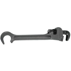PETOL RW1 Refinery Wrench 1/8 in to 1 in Opening Serrated Jaw 3/4 in Wheel Wrench Opening Alloy Steel