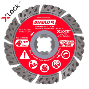 Diablo DMADST0450 4-1/2" Diamond Segmented Cut-Off