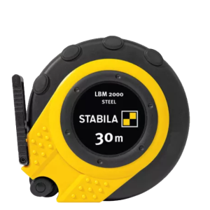 STABILA 30945 Closed case tape LBM 2000 STEEL, Steel Blade, Metric Scale