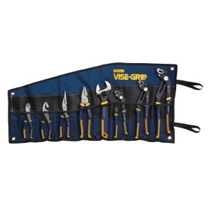 Irwin 2078712 8-Pc GrooveLock Pliers Sets, GrooveLock, Linesman, Long Nose, Diagonal, SlipJoint