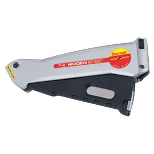 Starrett 67584 Hidden Edge® Utility Knife 6-1/2 in L Utility Steel Blade Silver