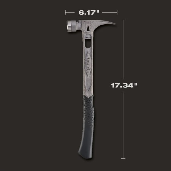 Stiletto TIB15SC 15oz TIBONE™ Smooth/Curved Titanium Hammer