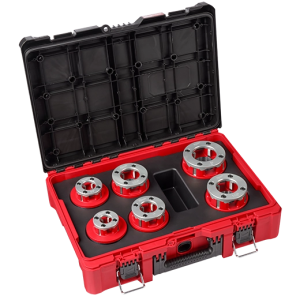 Milwaukee 48-36-1060 1/2"-2" High Speed NPT Portable Pipe Threading Forged Aluminum Die Head Kit\