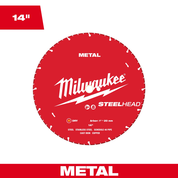 49-93-7840 14” STEELHEAD™ Metal Cutting Diamond Blade