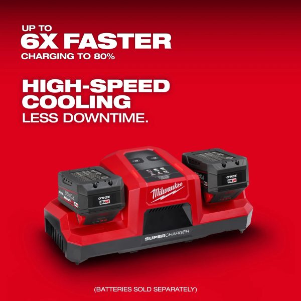 Milwaukee 48-59-1815 M18™ Dual Bay Simultaneous Super Charger