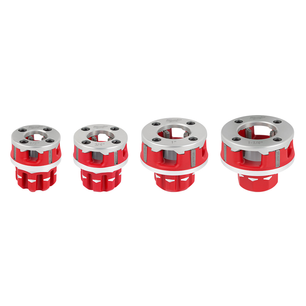 Milwaukee 48-36-1063 Compact 1/2"-1-1/4" ALLOY NPT Portable Pipe Threading Forged Aluminum Die Head Kit