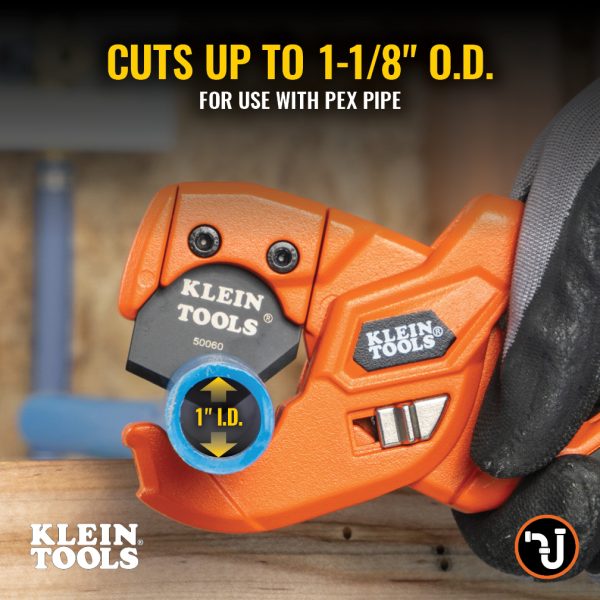 Klein Tools 50043 1-Inch PEX Pipe and Tubing Cutter