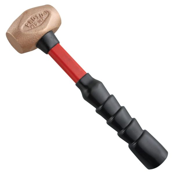 Proto 1432G Brass Hammer 2.6 lb Head 13-3/4 in Handle