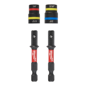 Milwaukee 49-66-4565 2PC SHOCKWAVE™ Impact Duty QUIK-CLEAR™ 2-in-1 Magnetic Nut Driver Set