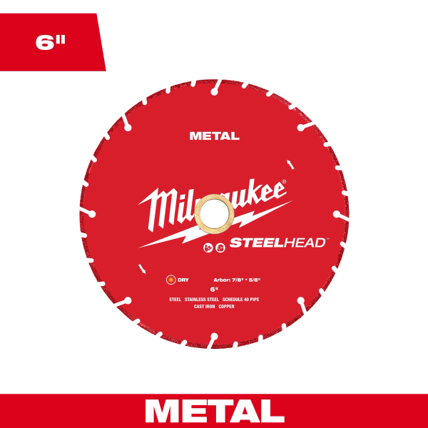 49-93-7815 6” STEELHEAD™ Metal Cutting Diamond Blade