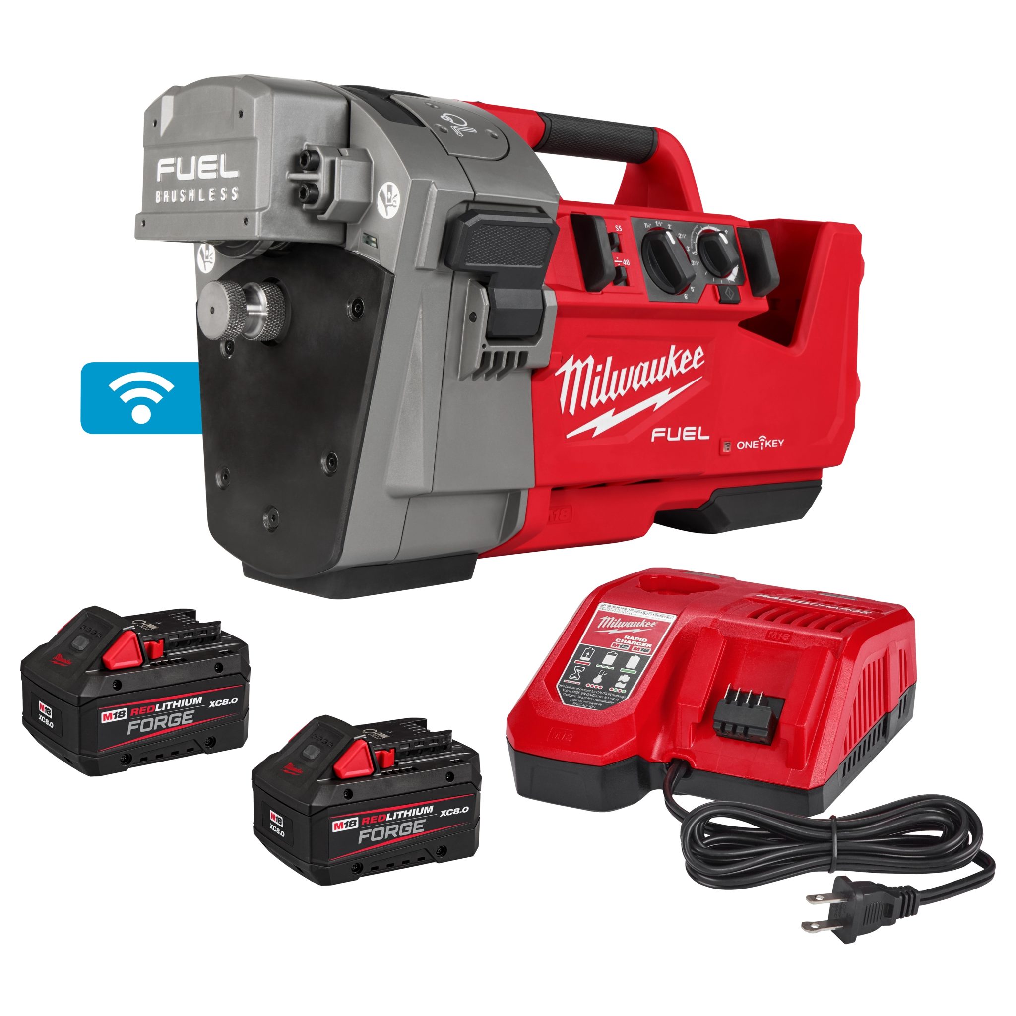 Milwaukee 2927-22 M18 FUEL™ RINGER™ Roll Groover for 1-1/4” - 4” Sch 10 ...