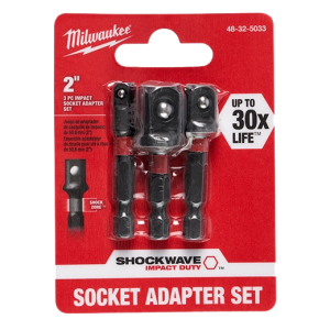 Milwaukee 48-32-5033 SHOCKWAVE™ Impact Hex Shank Socket Adapter Set