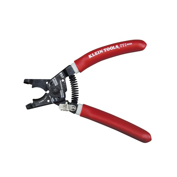 The Klein Tools Klein-Kurve Multi-Cable Cutter has a wide range of blades designed to cut multiple types of cable.