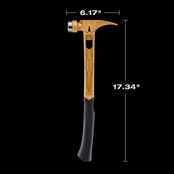 Stiletto TIB15MC-CG 15oz TIBONE™ Milled/Curved Titanium - Limited Edition Gold