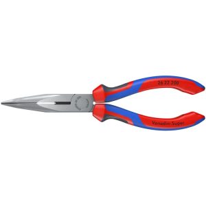 KNIPEX 26 22 200 8" Long Nose 40° Angled Pliers with Cutter
