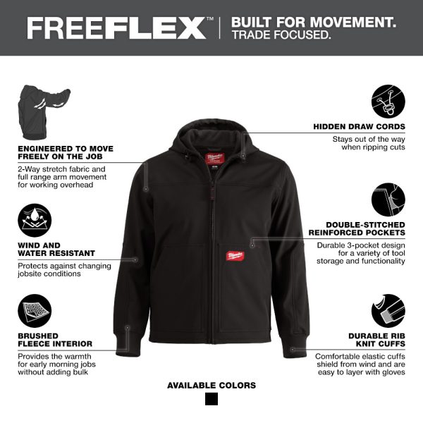 Milwaukee FREEFLEX™ Softshell Hooded Jacket