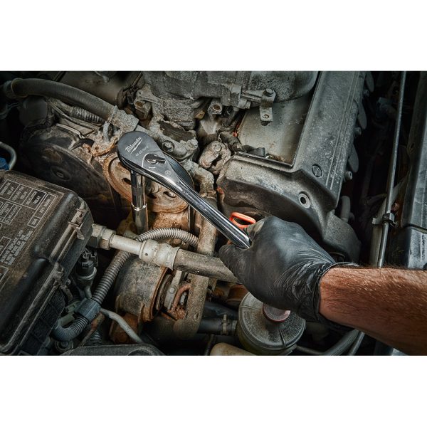 Milwaukee 48-22-9487 47pc 1/2" Drive Ratchet & Socket Set with PACKOUT™ Low-Profile Organizer