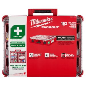 Milwaukee 48-73-8430C 193PC Class B Type III PACKOUT™ First Aid Kit