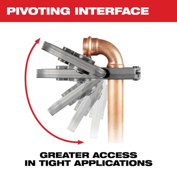 Milwaukee 49-16-2661MX 1/4" - 7/8" Streamline® ACR Pivoting Press Ring Kit for M18™ FORCE LOGIC™ Press Tool - Image 5