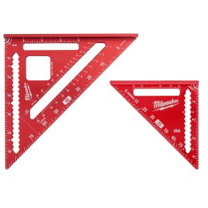 Milwaukee MLSQ070P 7 in. Rafter Square and 4-1/2 in. Aluminum Trim Square Set