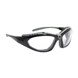 PIP 250-50-0520 Fuselage™ Full Frame Safety Glasses Black Frame Clear Lens Anti-Scratch FogLess® 3Sixty™ Coating