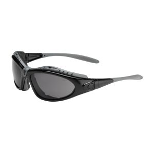 PIP 250-50-0521 Fuselage™ Full Frame Safety Glasses Black Frame Gray Lens Anti-Scratch FogLess® 3Sixty™ Coating