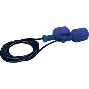 PIP 267-HPF610D Food Pro EZ-Twist™ Metal Detectable Polyurethane Foam Corded Ear Plugs - 30 NRR / SNR 38 30 NRR / SNR 38