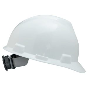 MSA V-Gard® Slotted Hard Hat Cap Fas-Trac® III Suspension