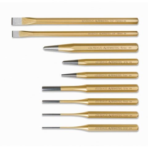 KNIPEX 9R 400 009 9 Pc Punch and Chisel Set