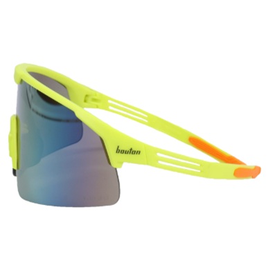 PIP 250-41-0004 Site Boss Enhanced Coverage Half-Frame Safety Glasses Hi-Vis Green Frame