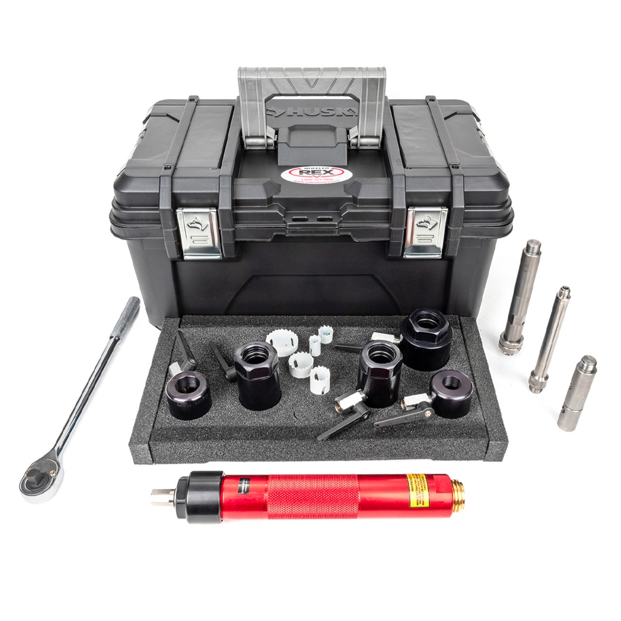 Wheeler Rex 8102 Hot Tapping System for 3/4”- 2” NPT for Steel & Copper