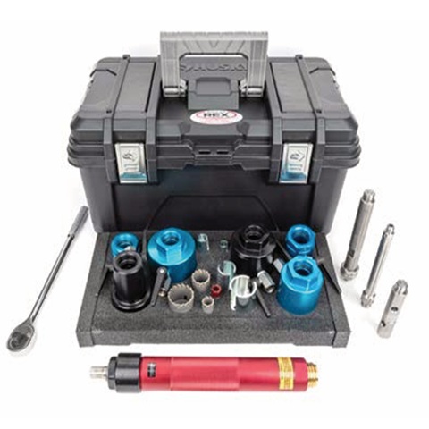 WHEELER REX Model 8200 Hot Tapping System for 3/4” & 1” Steel & Copper