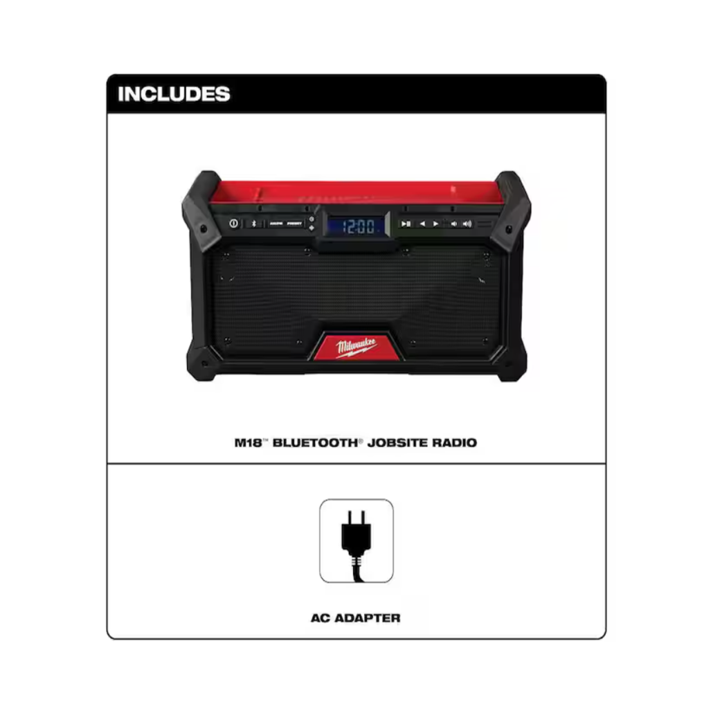 Milwaukee 2952-20 M18™ Bluetooth® Jobsite Radio