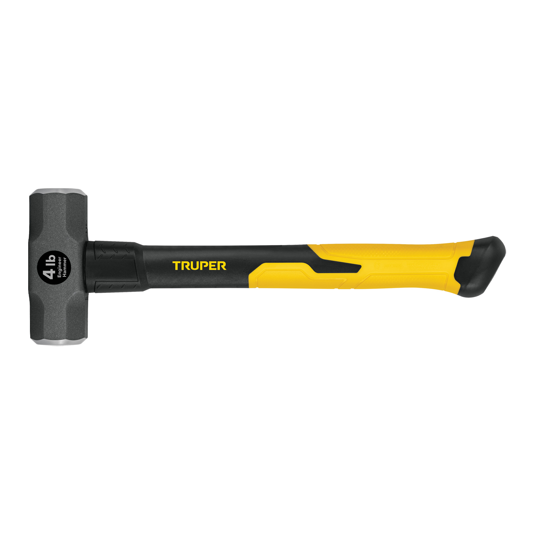 Truper 30927 MD-4F 4 lb. Engineer Hammer 14" Fiberglass Handle