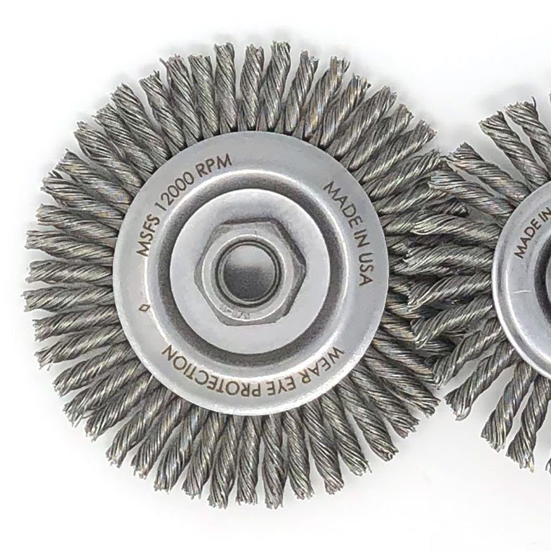 United Abrasives SAIT 03440 Carbon Steel Pipeline/Stringer Bead Brush