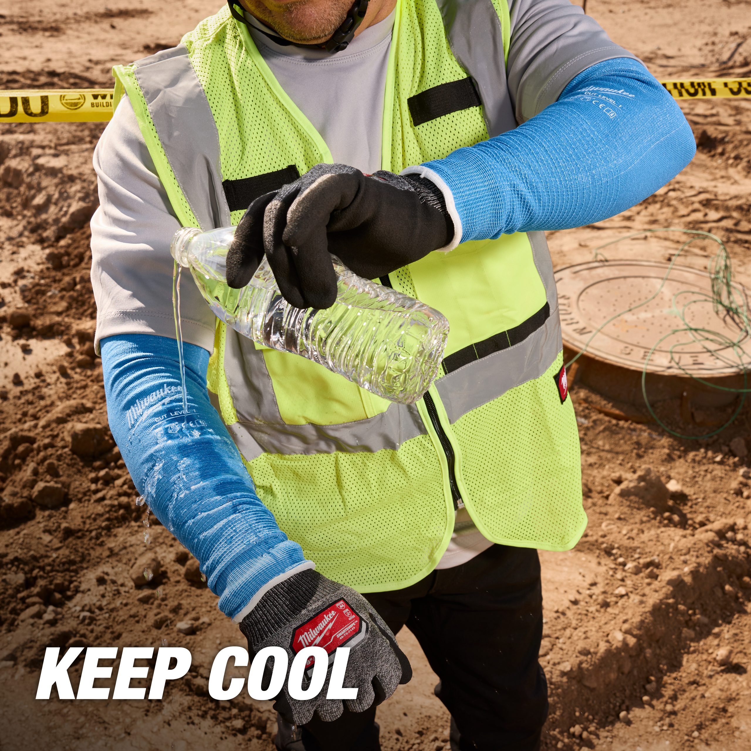 Milwaukee 48-73-9110 Cooling Cut Level 1 Protective Sleeves - 16" - Image 4